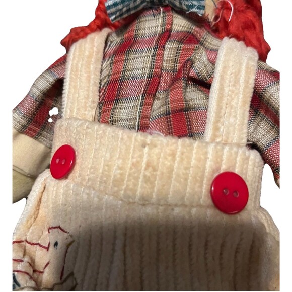 VTG 80s Creative Designs Raggedy Andy Weighted Rag Doll Fall Shelf Decor Gift - Picture 6 of 14